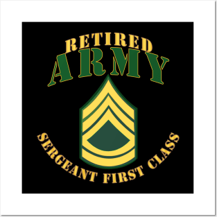 ARMY -  SFC - Retired Posters and Art